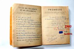 ECLAIREURS DE FRANCE MONT CHARVIN LE BOUCHET 1960  (2)
